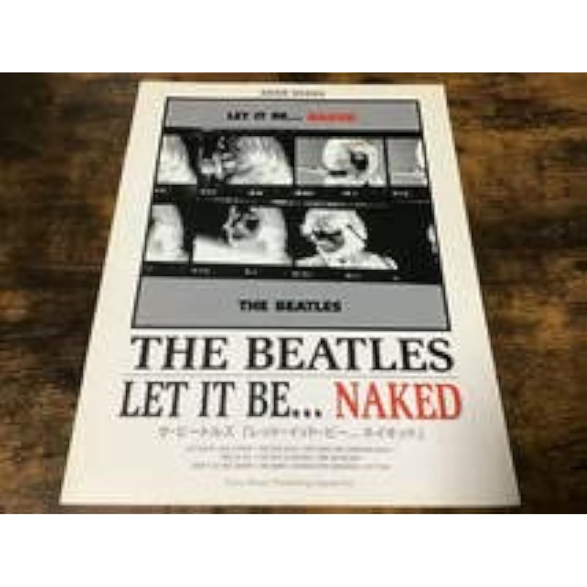 LET IT BE NAKED - Tablature, Band Score