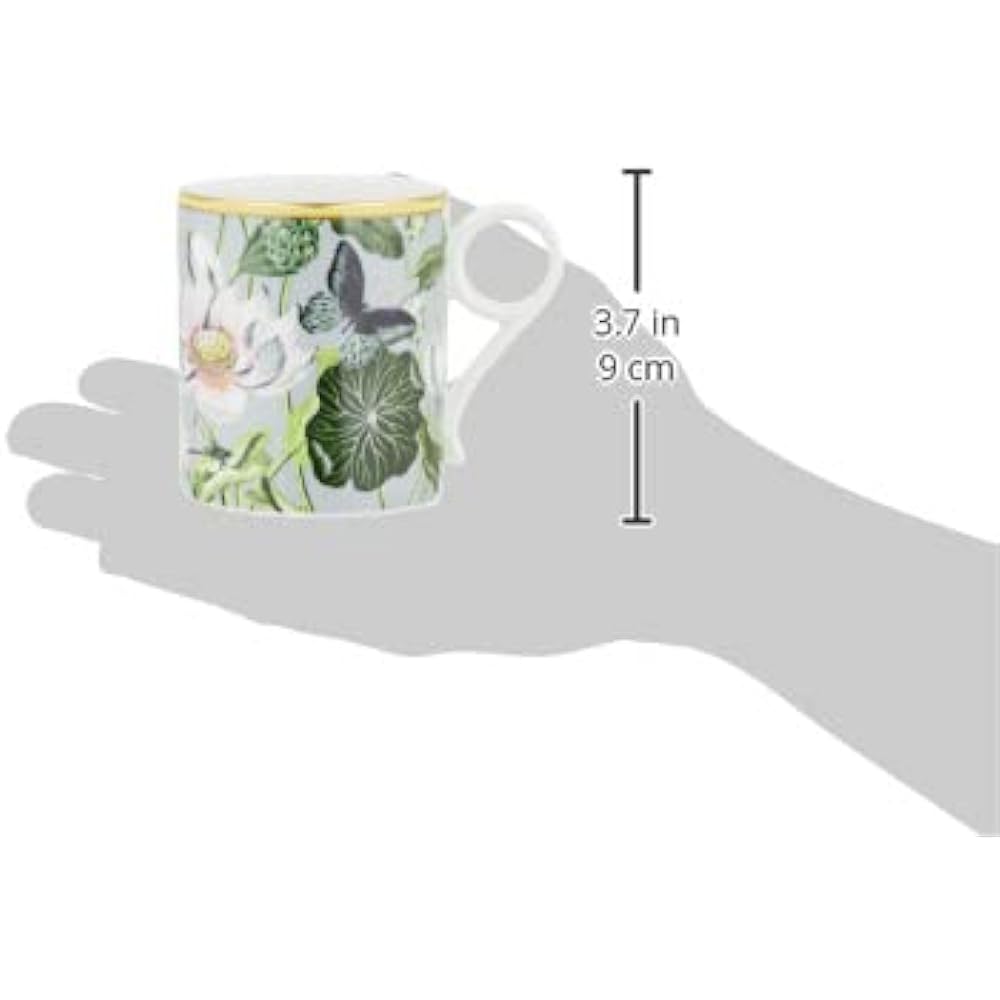 Wedgwood [Regular Import] Wedgwood Wanderlust Mug 250ml Water Lily Wedding Gift Present 1057274 Green