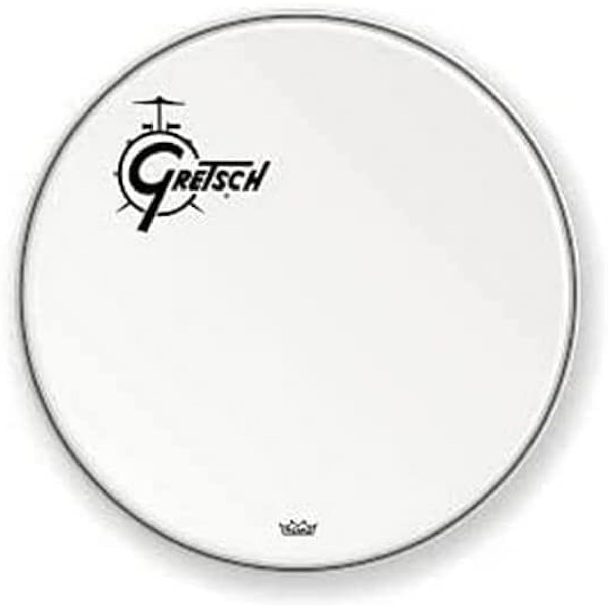 Gretsch Drums (Gretsch) GRDHCW22B/22" Single Ply Coated Bass with Broadkaster Logo Broadkaster Logo Bass Drum Head (22 inches)