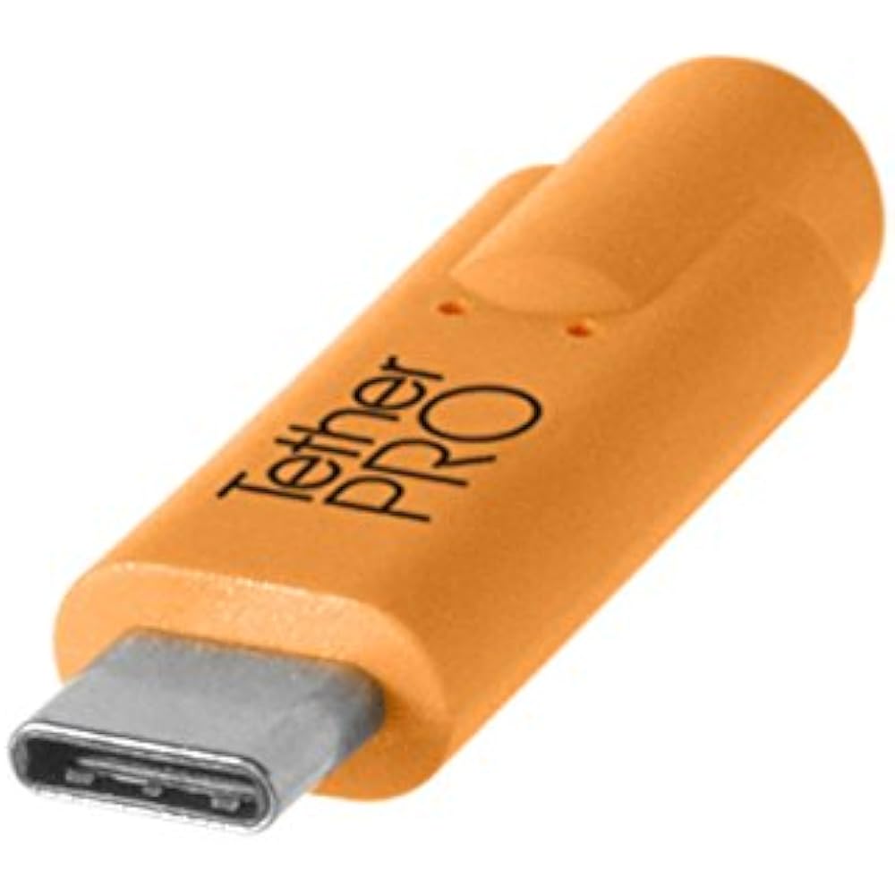 [Domestic regular product] TetherTools TetherPro USB 3.0 to USB-C, 15' (4.6m) ORG CUC3215-ORG