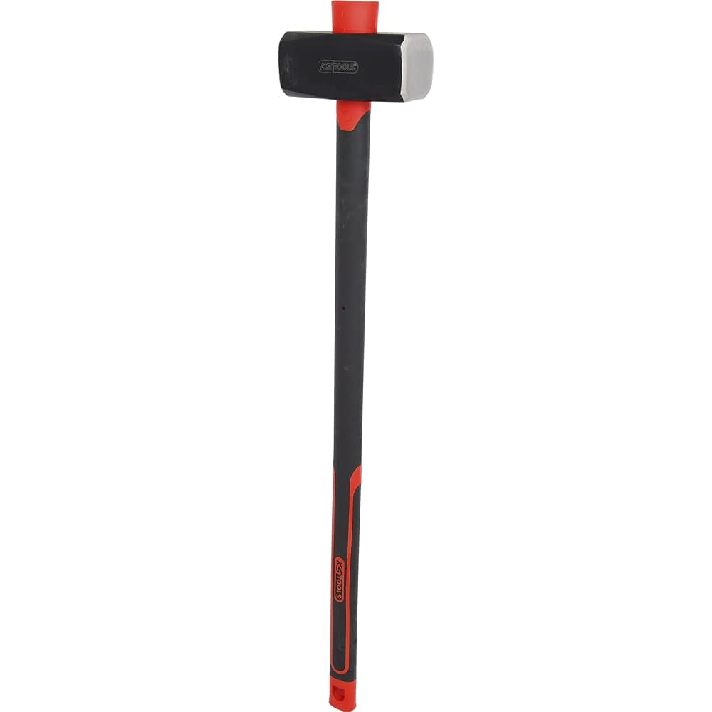 KS TOOLS Sledge Hammer, Glass Glass Handle, 5000g Sledge hammer fiberglass handle 5000g 142.6501