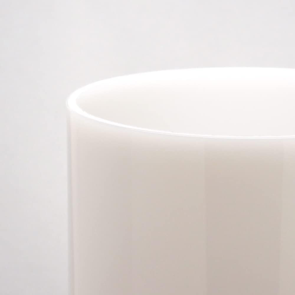 FOYER Unbreakable Vase Flower Base Interior Polycarbonate Cylinder Height 40 cm Width 15 cm 2300010WH
