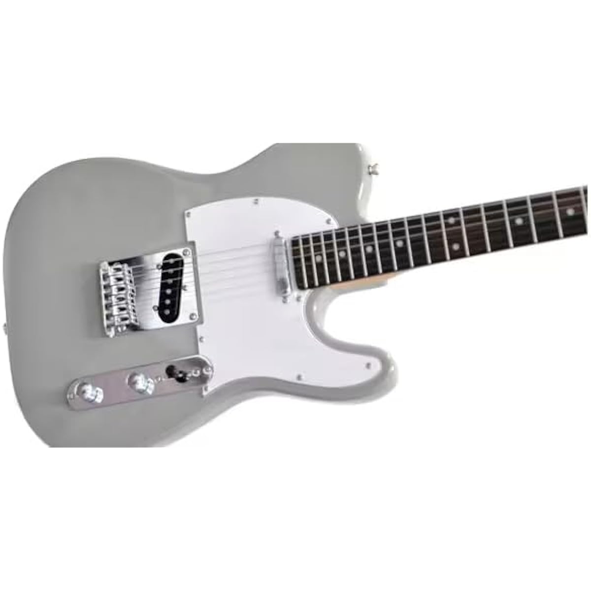 PLAYTECH Electric Guitar TL Type Rose Gray Equipped with 2 Single Pickups