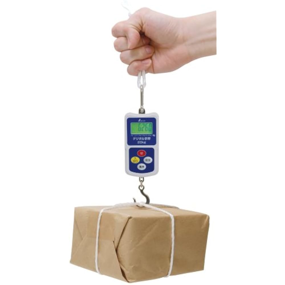 Shinwa Sokutei Digital Hand Scale 20kg 70109