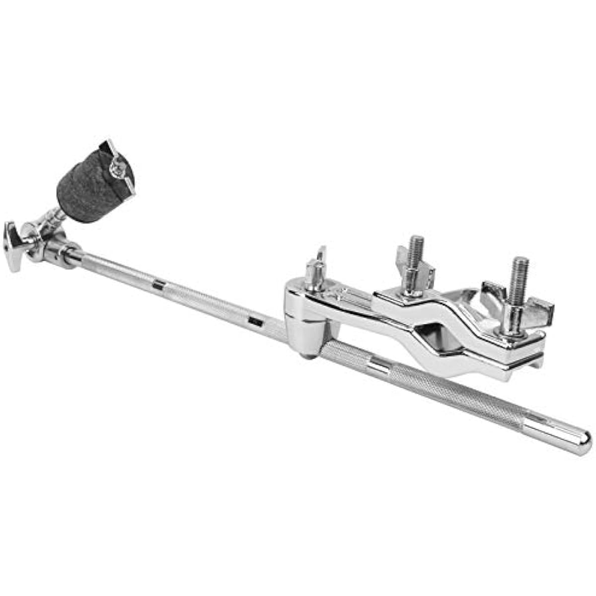 Drum Kit Extension Clamp Metal Felt Pad Heavy Duty Cymbal Holder Removable and Adjustable Drum Clamp for Percussion Instruments