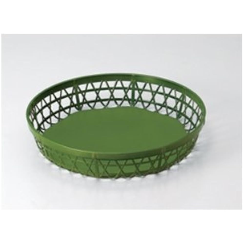 Set of 5 Shokado / Bento / Plate [A] ABS 0 size round bamboo basket, young bamboo [31.3 x 6.1cm, inner bottom 26.5 x 25cm] [Restaurant, Inn, Japanese tableware, Restaurant, Commercial use, Tableware, Tableware]