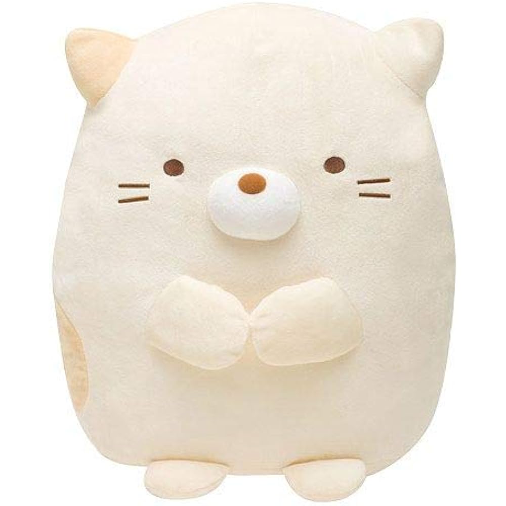 Sumikko Gurashi Plush Toy Polar Bear L & Sumikko Gurashi Stuffed Toy L Cat [Set Purchase]