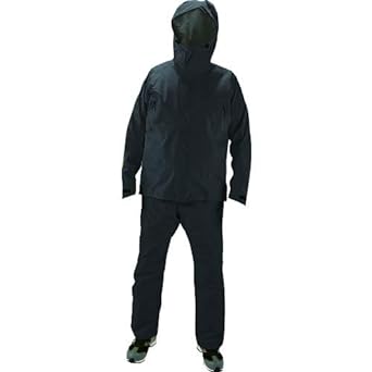 TRUSCO Gore-Tex Work Rainwear Black 3L GXPW-3L-BK