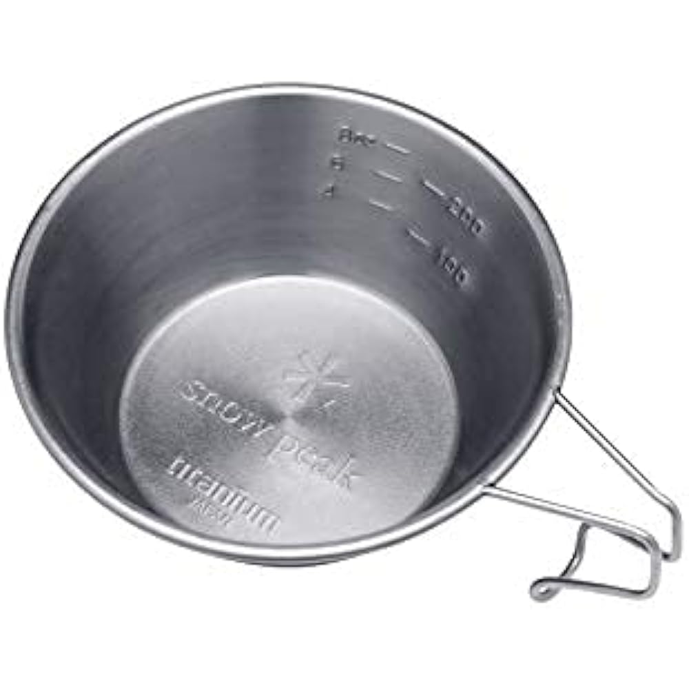Snow Peak Sierra Cup Titanium/Stainless Steel Camping Outdoor