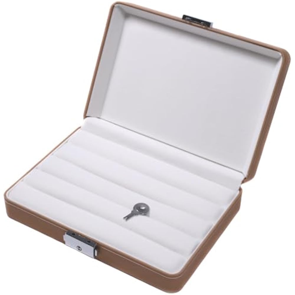 Ring Case Professional Collector's Ring Case 32 Rings Beige