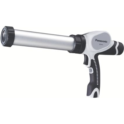 Panasonic Rechargeable Sealing Gun 3.6V 1.5Ah Battery Pack 1 Piece/Charger Included Exterior/Interior Dual Use Rechargeable Caulk Gun EZ3610LA1J-H Gray