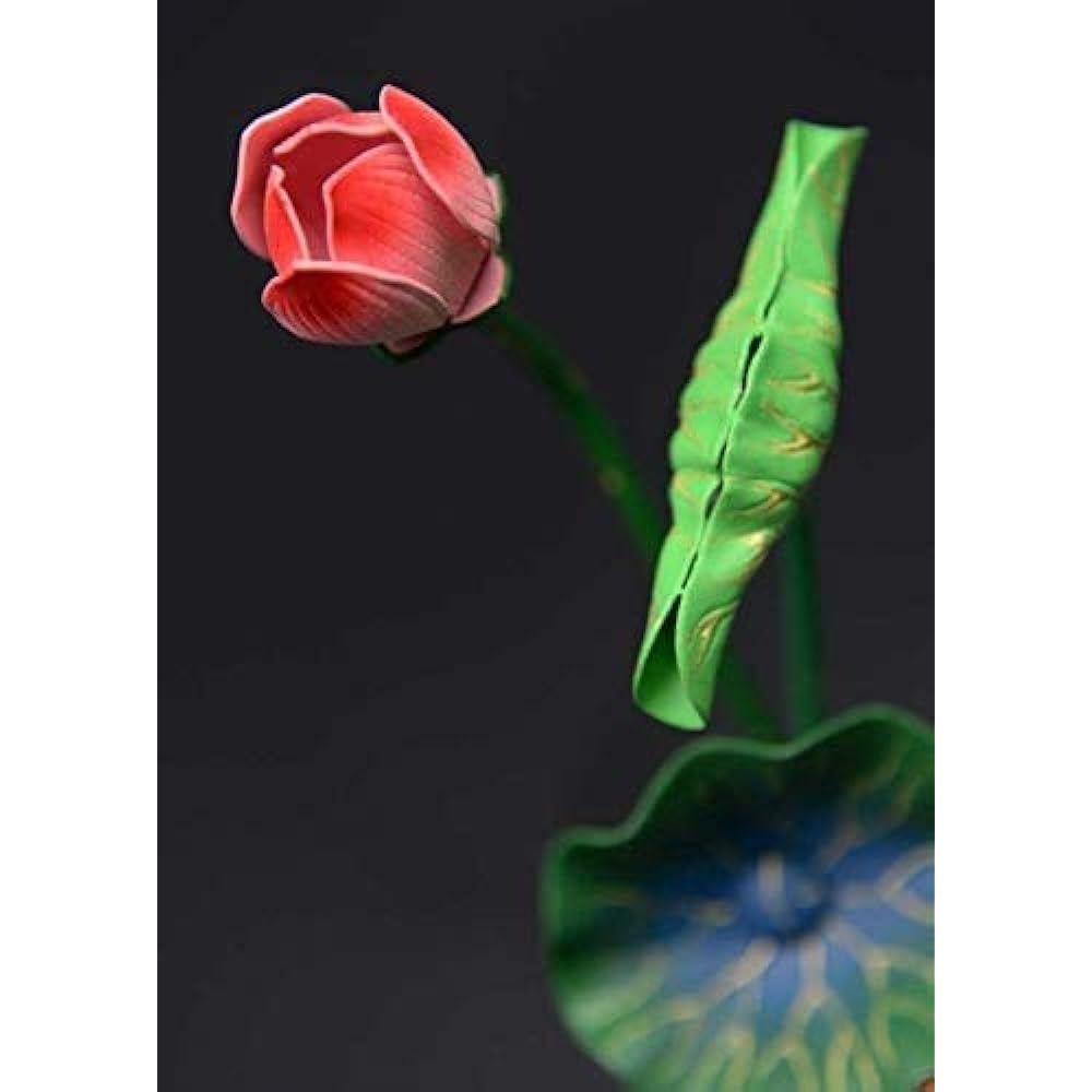 [Hiruta Buddhist Supplies Shop] Everlasting Flowers No. 3 3-piece Light Alloy Painted 1 pair No. 3 3-piece Everlasting Flowers Only Flower Memorial Tools