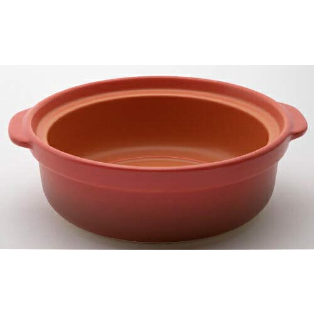 [Made in Japan, Mino Ware] Banquet No. 8 Earthen Pot Baked with IH plate [For 2 to 3 people, Stylish, Made in Japan, IH compatible, KOYO] Microwave/oven compatible
