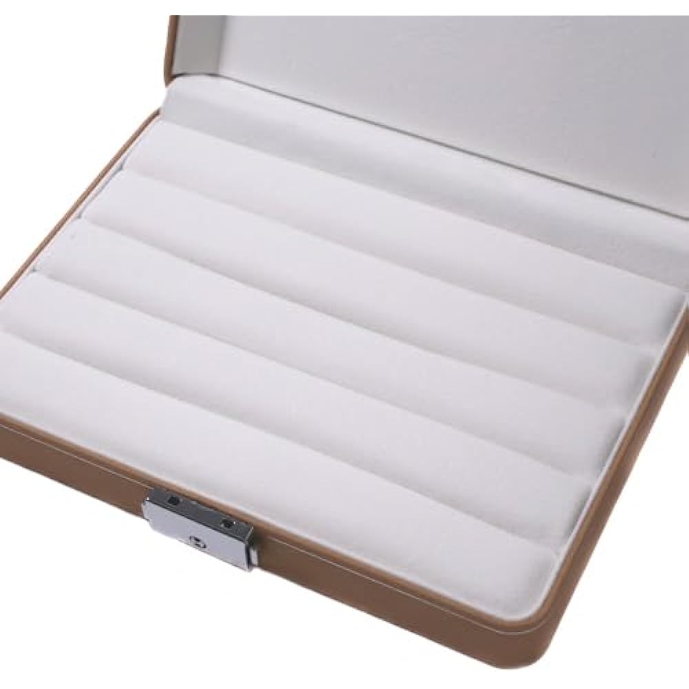 Ring Case Professional Collector's Ring Case 32 Rings Beige