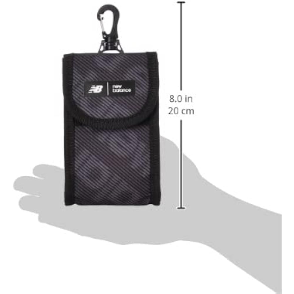 [New Balance] Scope Holder [Multi-pattern Print] (Carabiner Hook/Magnetic Specifications) / Golf / 012-2284007 010_Black