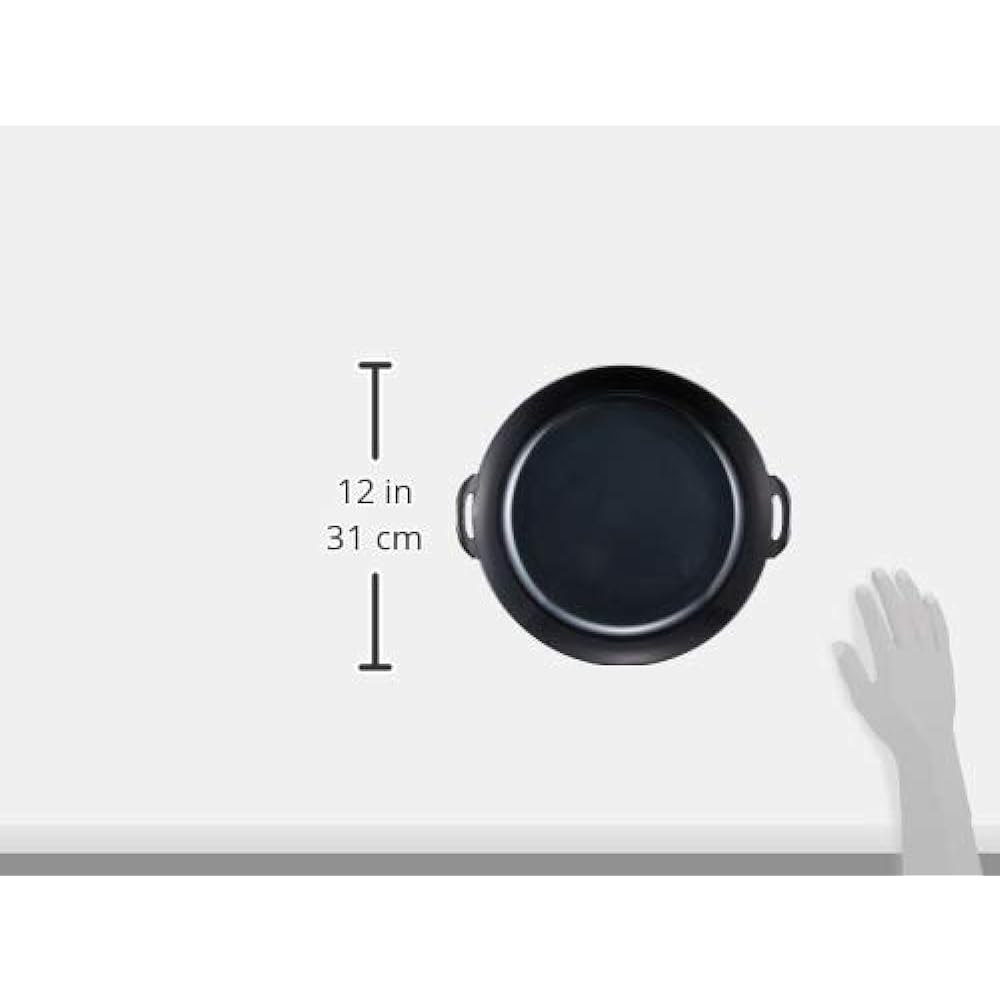 EBM iron press thick plate frying pan 39cm (plate thickness 3.2mm)