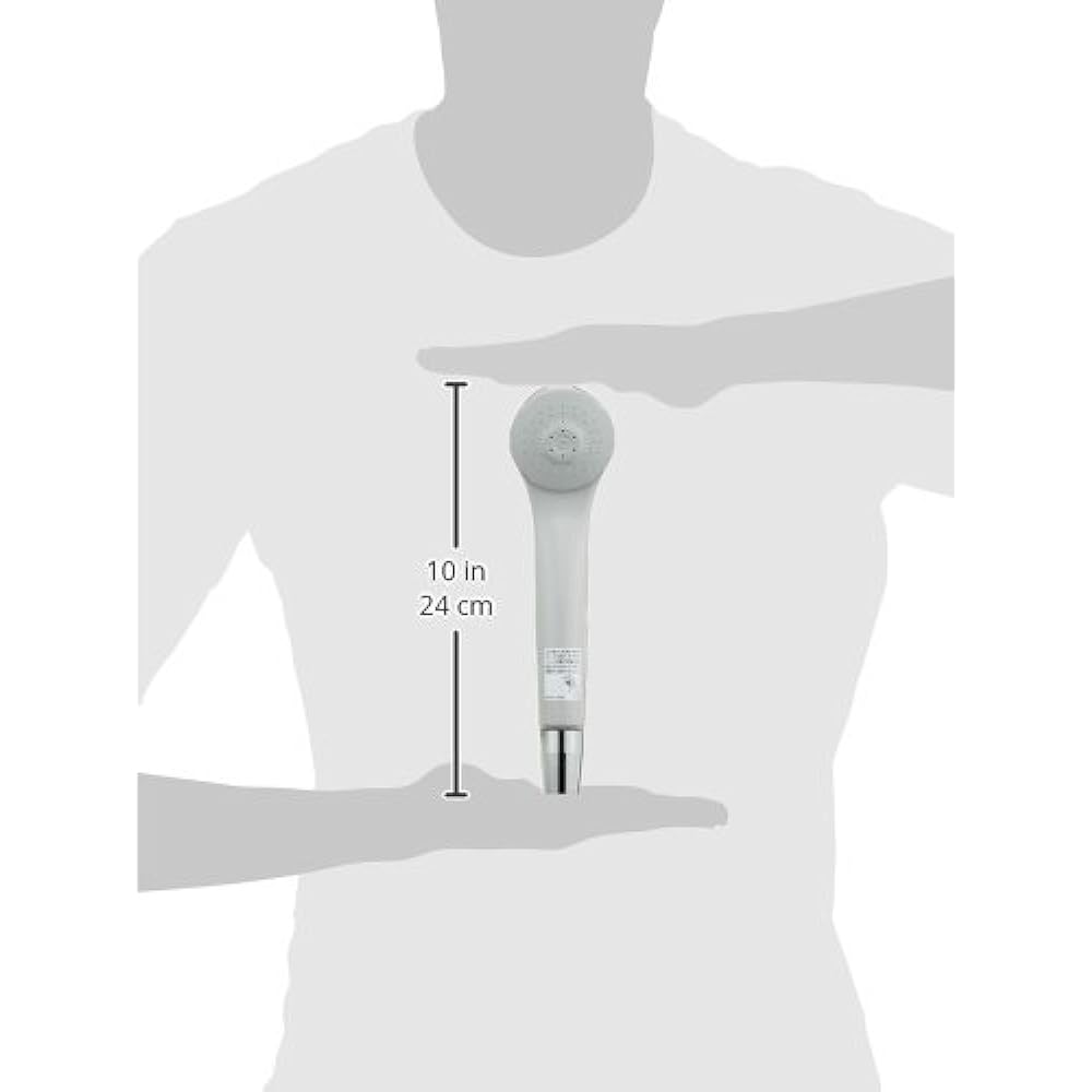 KVK water saving e-shower nf shower head + shower hose (gray) with attachment PZS312GS-2