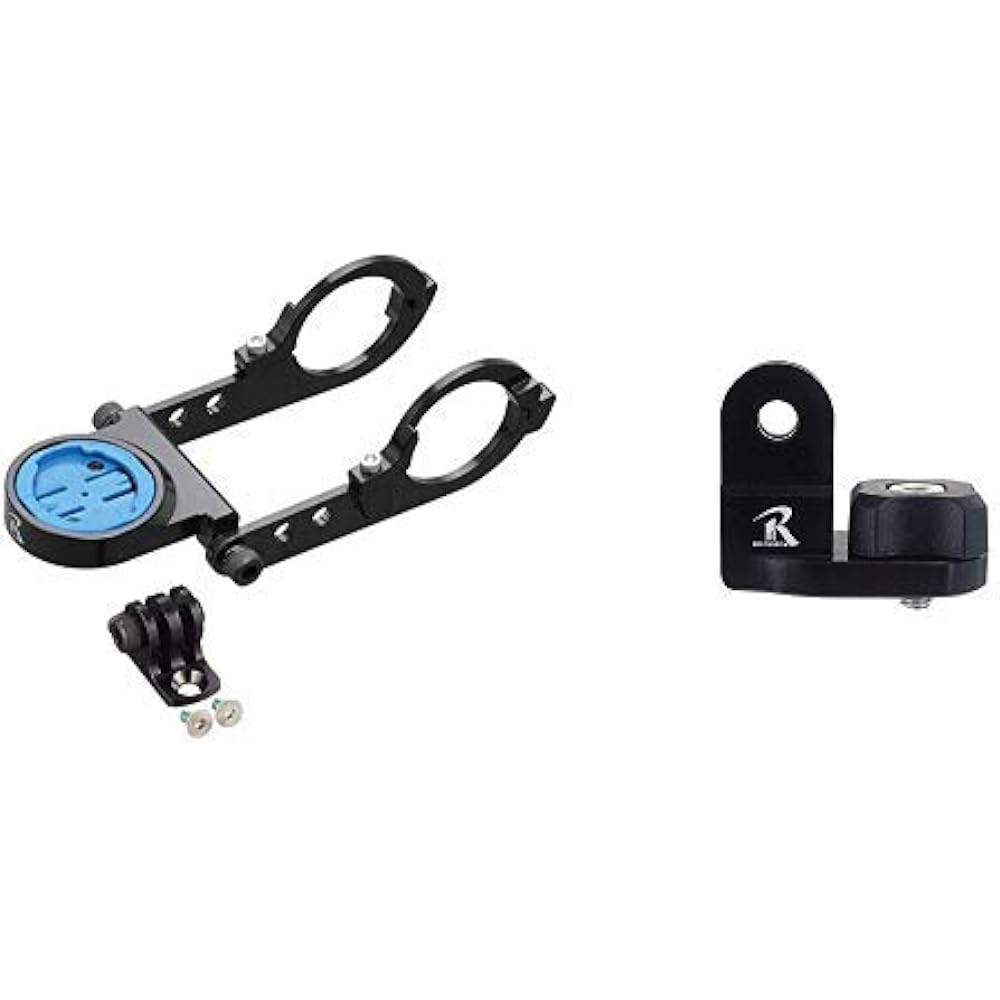 REC-MOUNTS wahoo ELEMNT combo mount (double-sided narrow type, bottom adapter included) Compatible with Wahoo Element ROAM [WAH-Narrow19+GP]