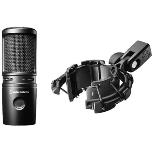 Audio Technica AT2020USB-X Shock Mount Set Tabletop Type