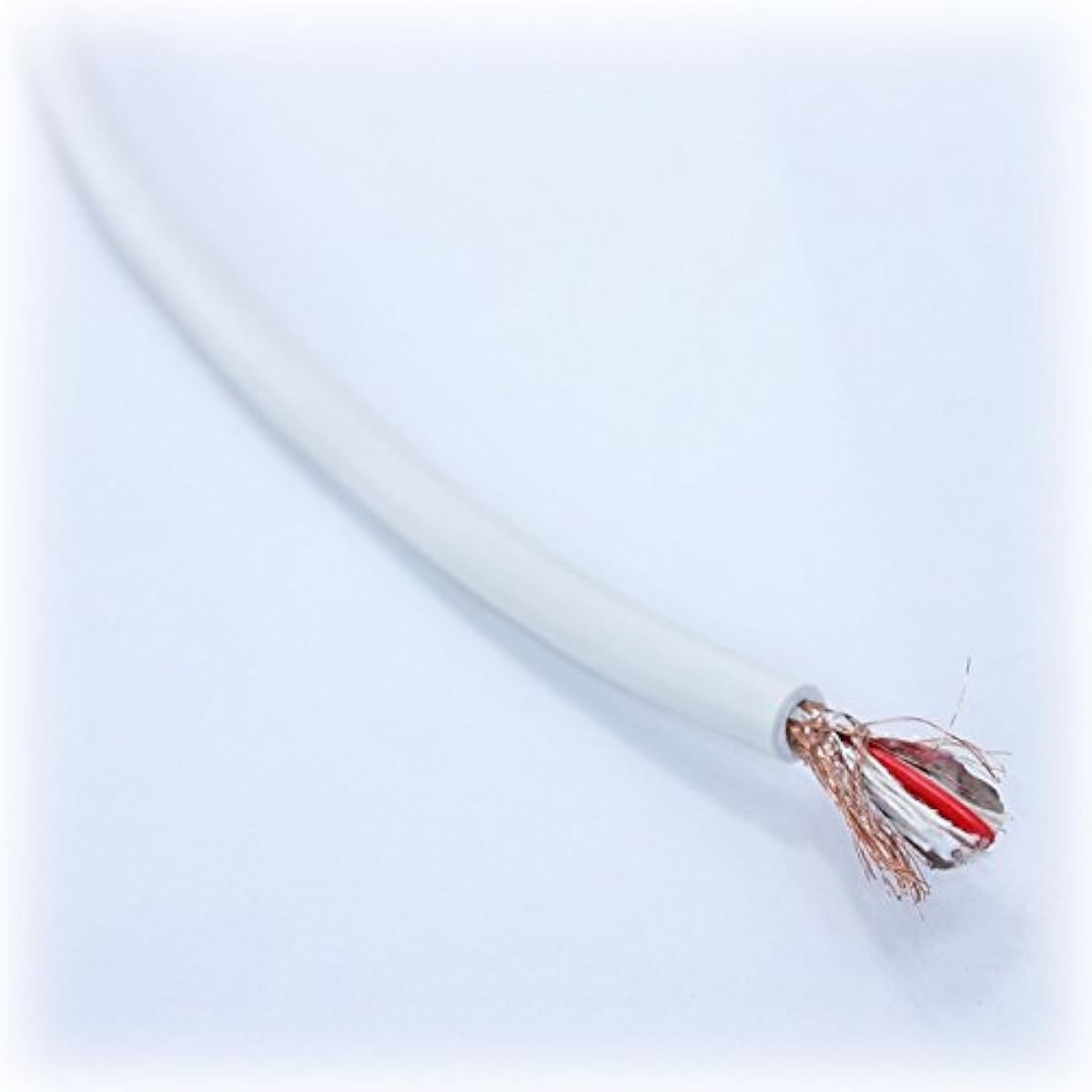 500ft Spool 20awg Balanced Pro Audio Wire for XLR TRS 2 - White