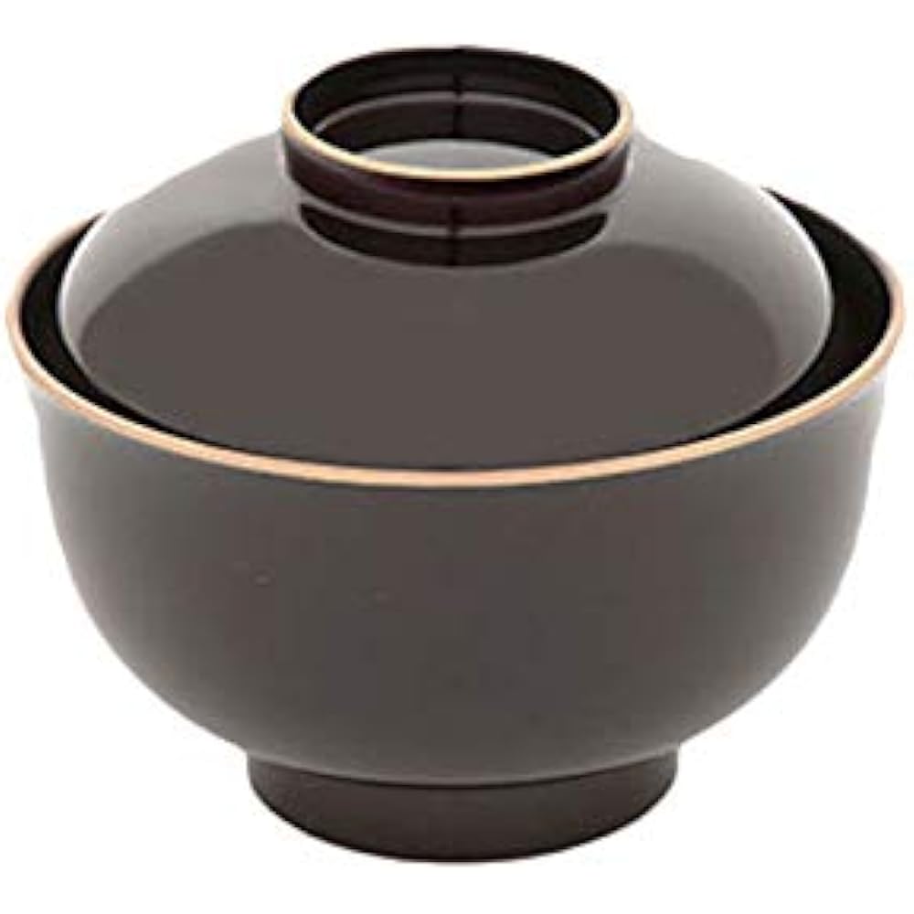 Kitaichi Lacquerware Store Tamebuchi Kin Zoni Bowl Set (5) KT2037