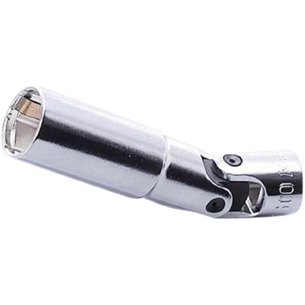 Koken 3/8(9.5mm)SQ. Universal Spark Plug Socket (with Clip) 14mm 3340C-14
