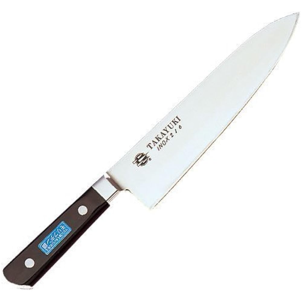 Aoki Knife Seisakusho Aoki Knives Takayuki Sakai Inox Western Blade 21cm Japan AIN04021