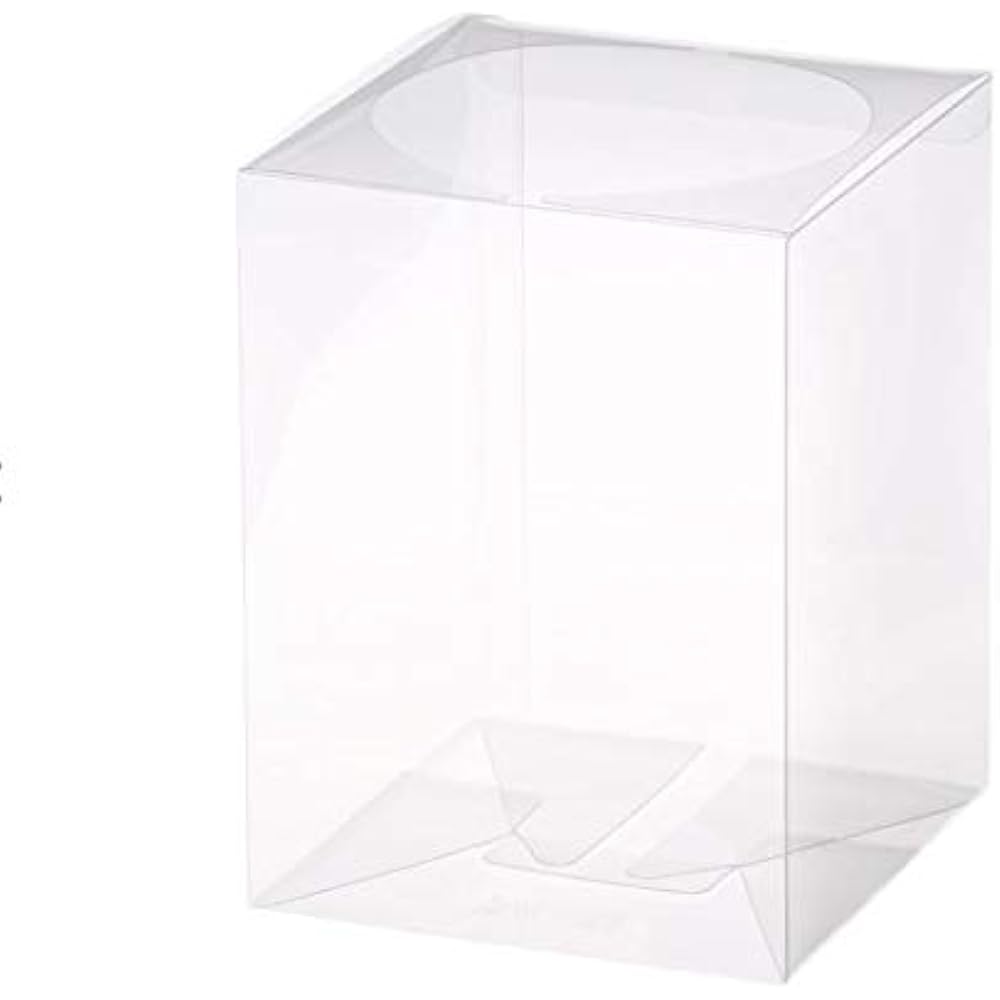 Made in Japan [L25 size 10 pieces] 18cm x 18cm x height 25cm Clear box Clear case Figure case Display case Collection case Flower box Preserved flower Figure Stuffed toy Gift case c0010_10 (10)