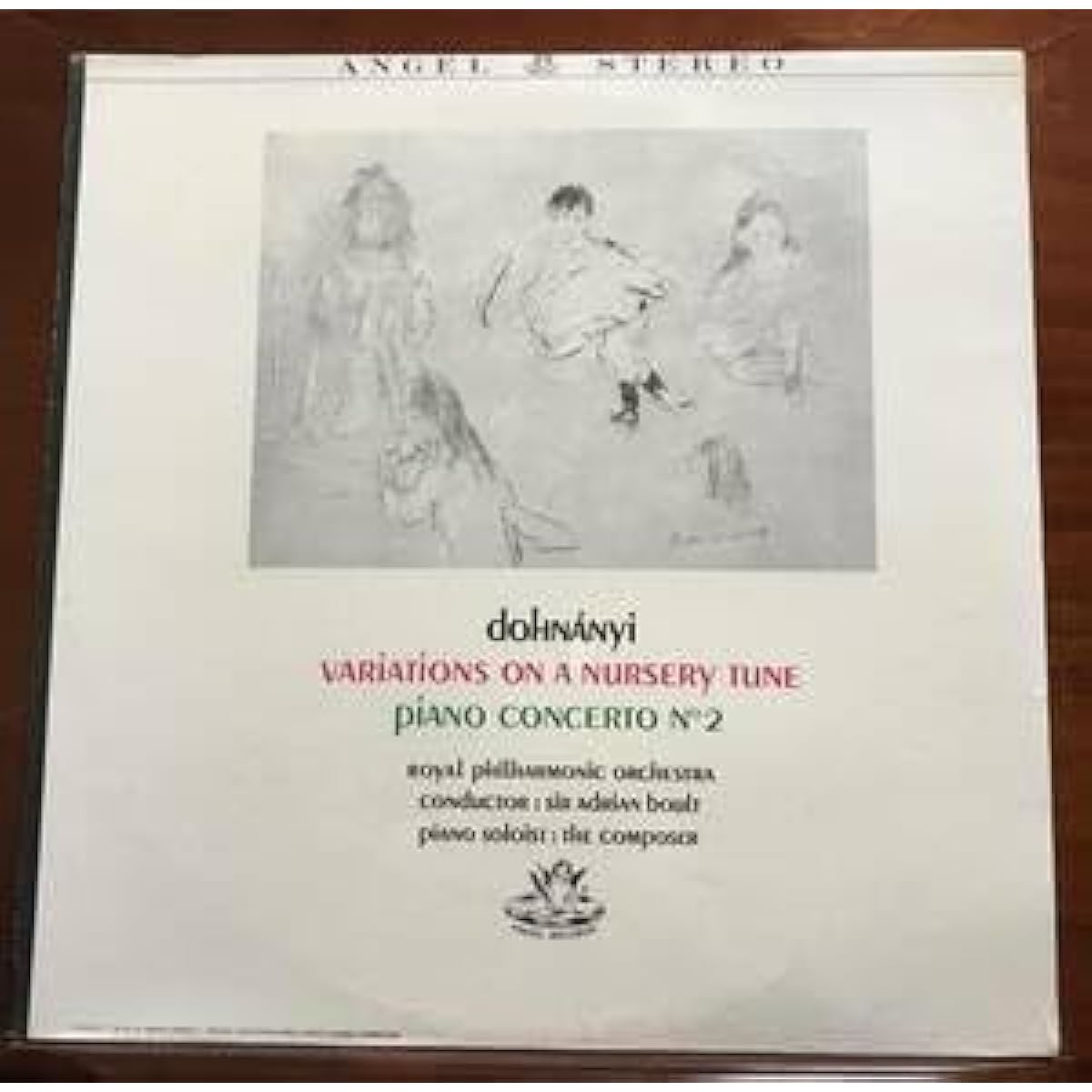 US ANGEL S35538 Ernö Dohnányi: Piano Concerto No. 2, Boult & Royal Philharmonic, US Press, Intense