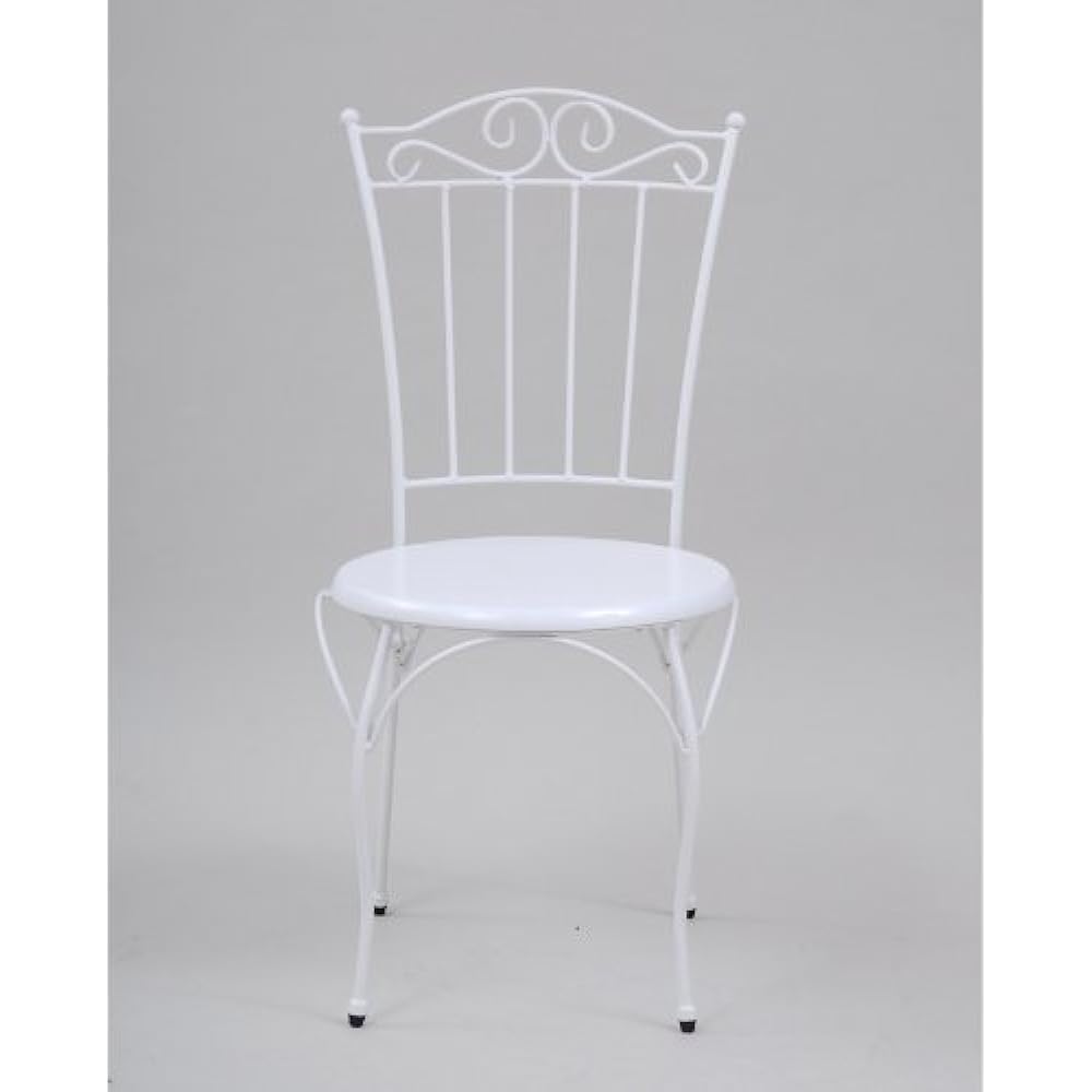 JK Plan Low Iron Series Iron Chair White iri-020-wh