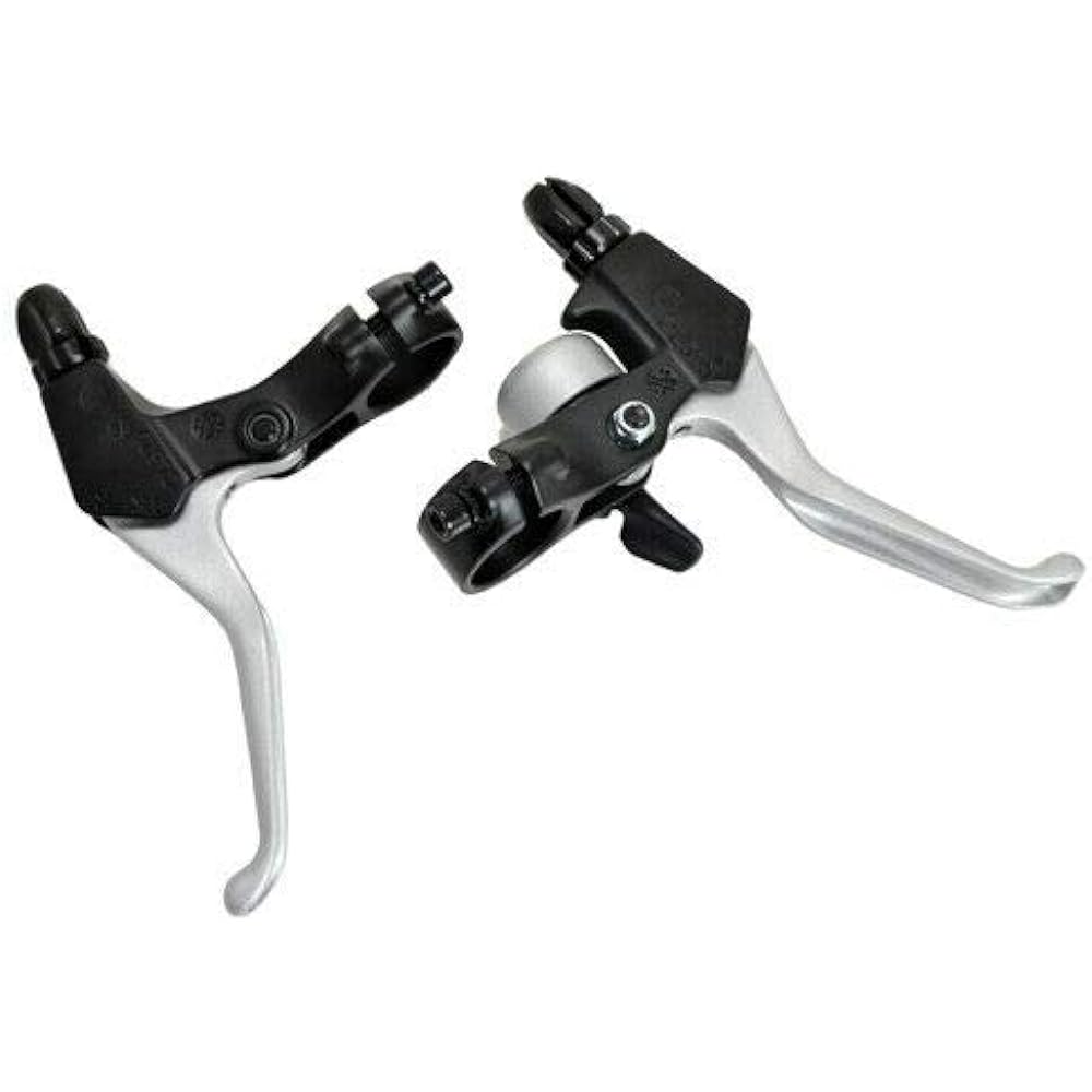 TEKTRO CL525 RS, CL520 RS MTB BMX Hybrid Brake Lever with Bell, Silver, MH1871-N