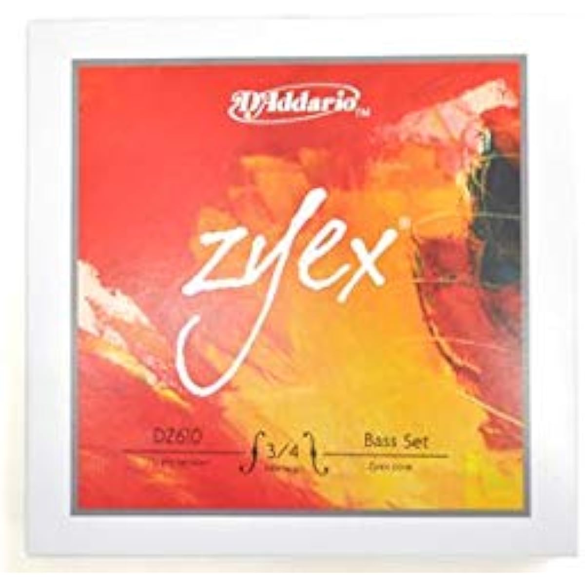 DADDARIO Double Bass String Set DZ610 3/4L ZYEX BASS SET 3/4 LIGHT