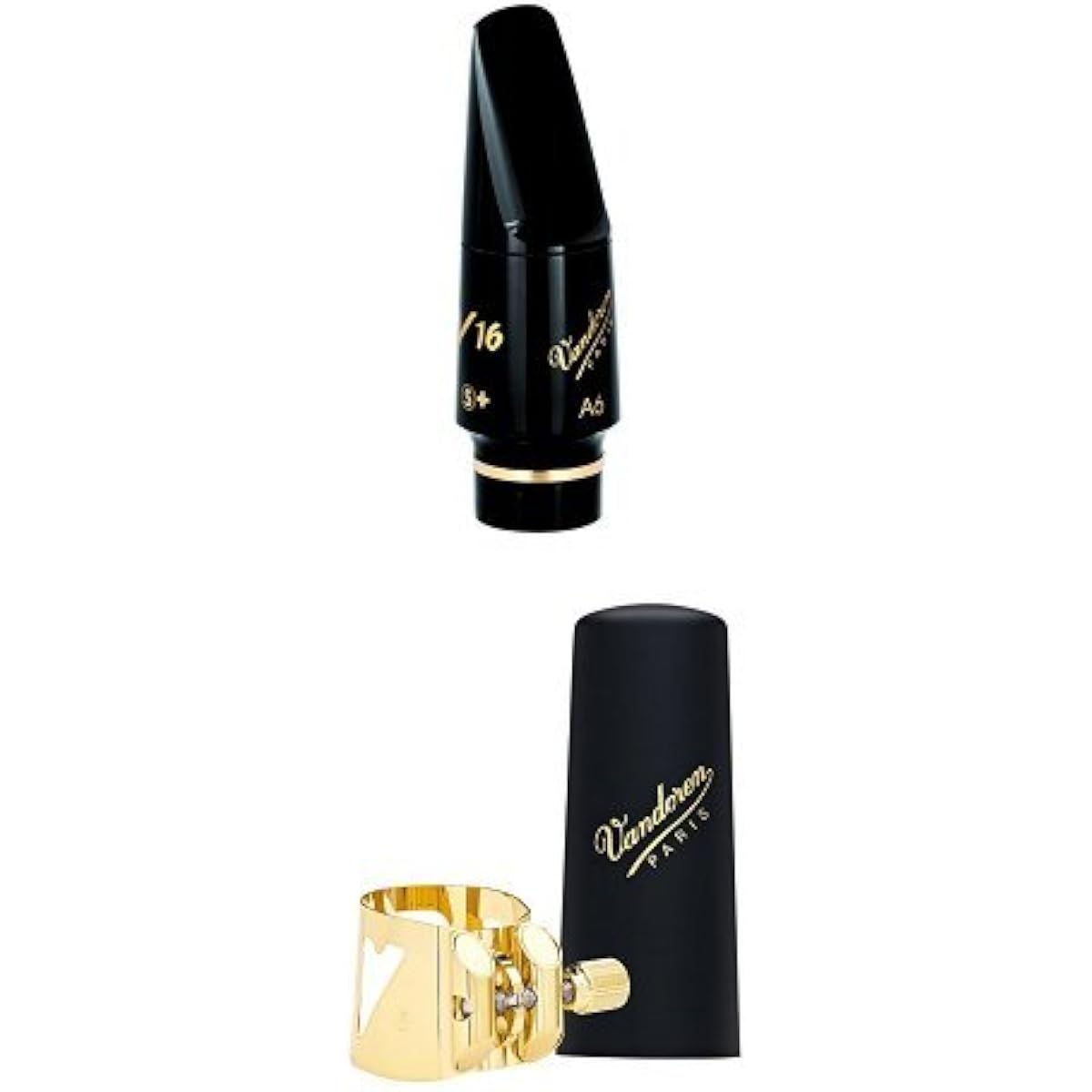 Vandoren Alto Saxophone Mouthpiece "V16 A7 S+" & Ligature "Optimum" Set