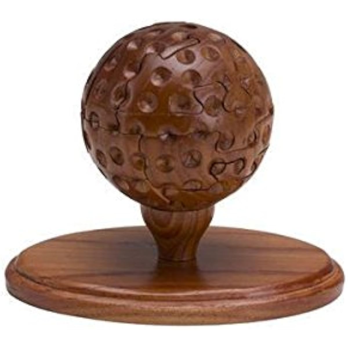 Golf Ball 3 D Wood Brain Teaser Puzzle