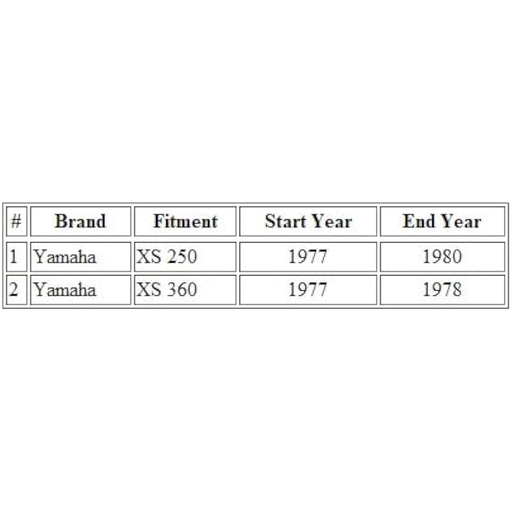 Motorcycle Control Cable Speedometer Cable Compatible with Yamaha XS 250/360 / 351-83550-00