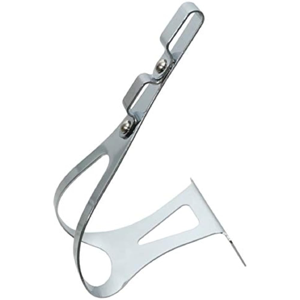 cinelli cinelli steel toe clip silver medium size 730PPM