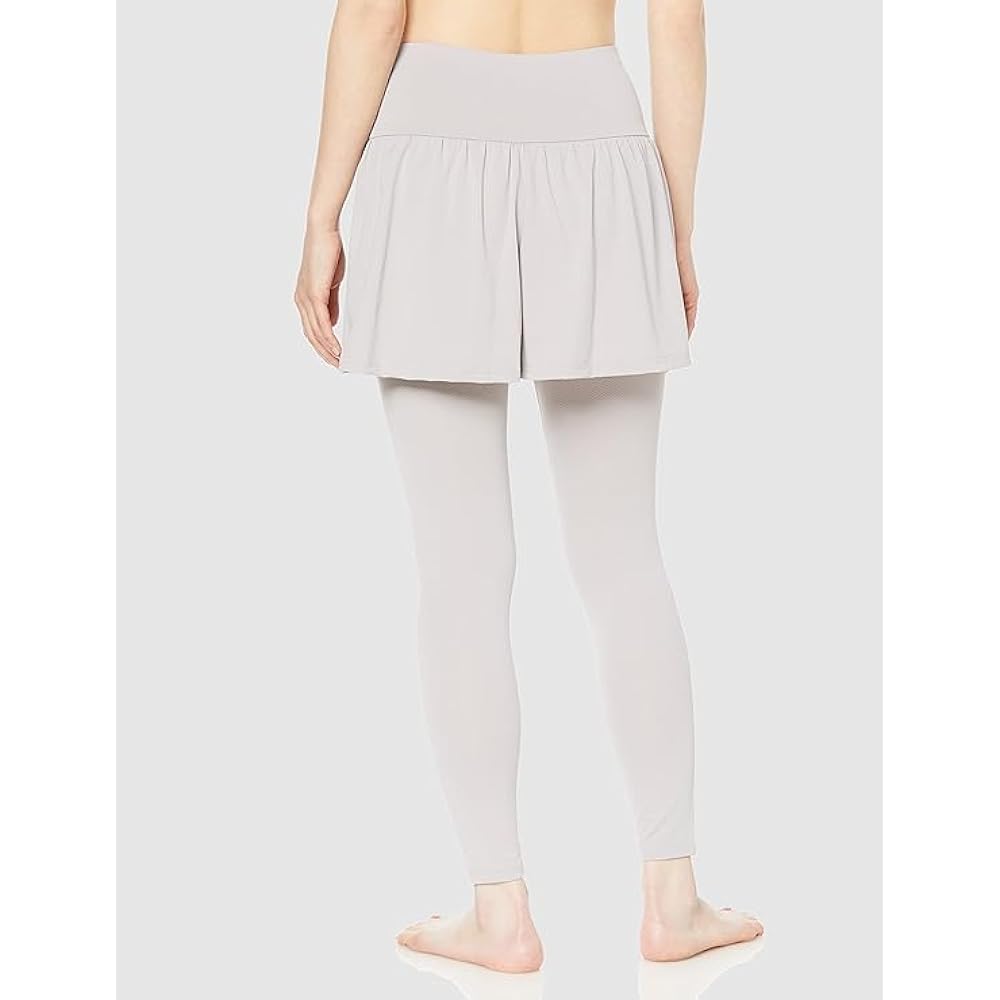 [Atsugi] Leggings [Clear Beauty Active] Yoga Mesh Style Layered Bottoms 8/4 Length 49266PS Women's