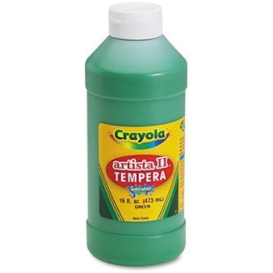 Artista II Washable Tempera Paint, Green, 470mls
