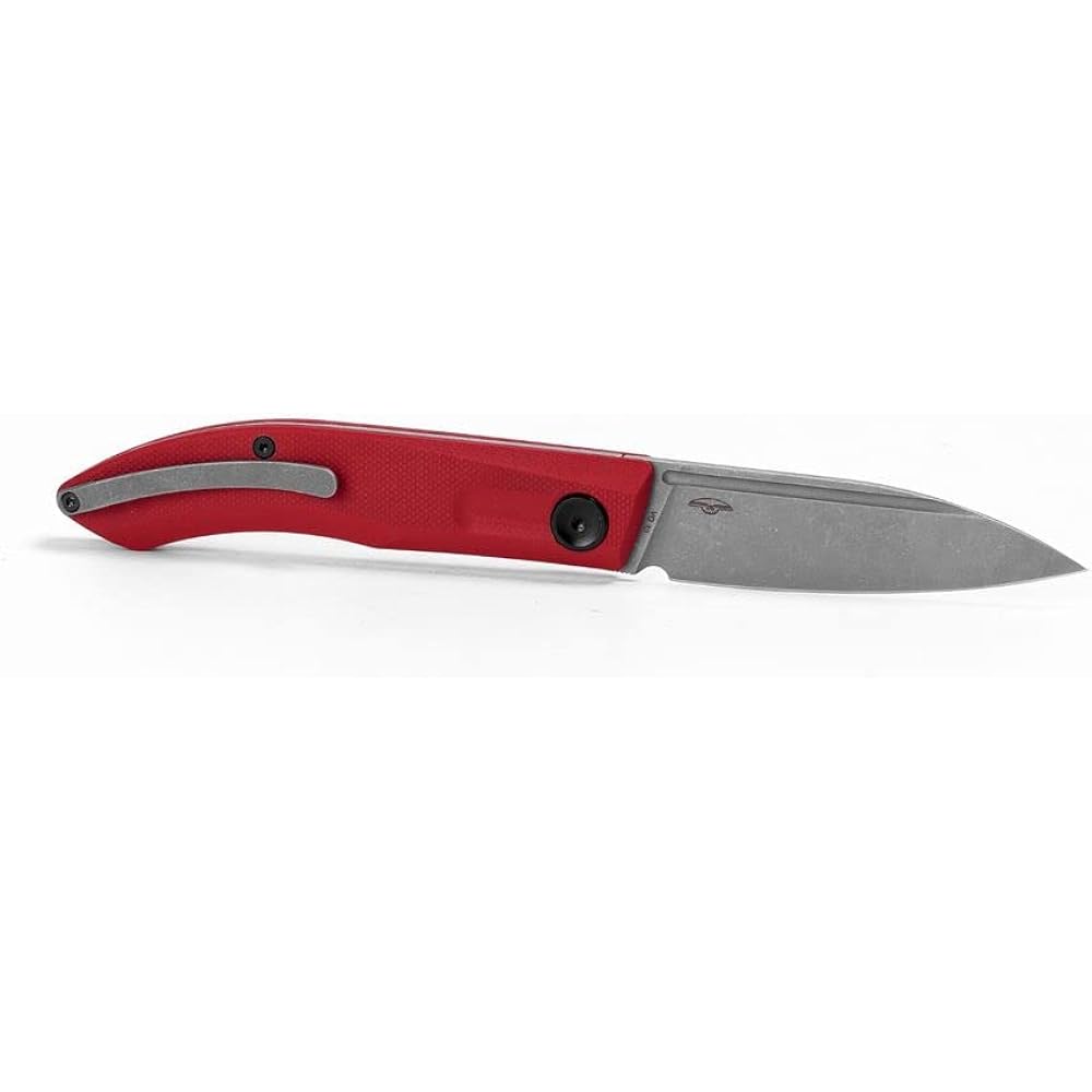 [Domestic genuine product] UMAREX Knife REALSTEEL Stella Red/Graywash Real Steel Folding Knife VG10 Camping Outdoor Survival UMA50204 Small