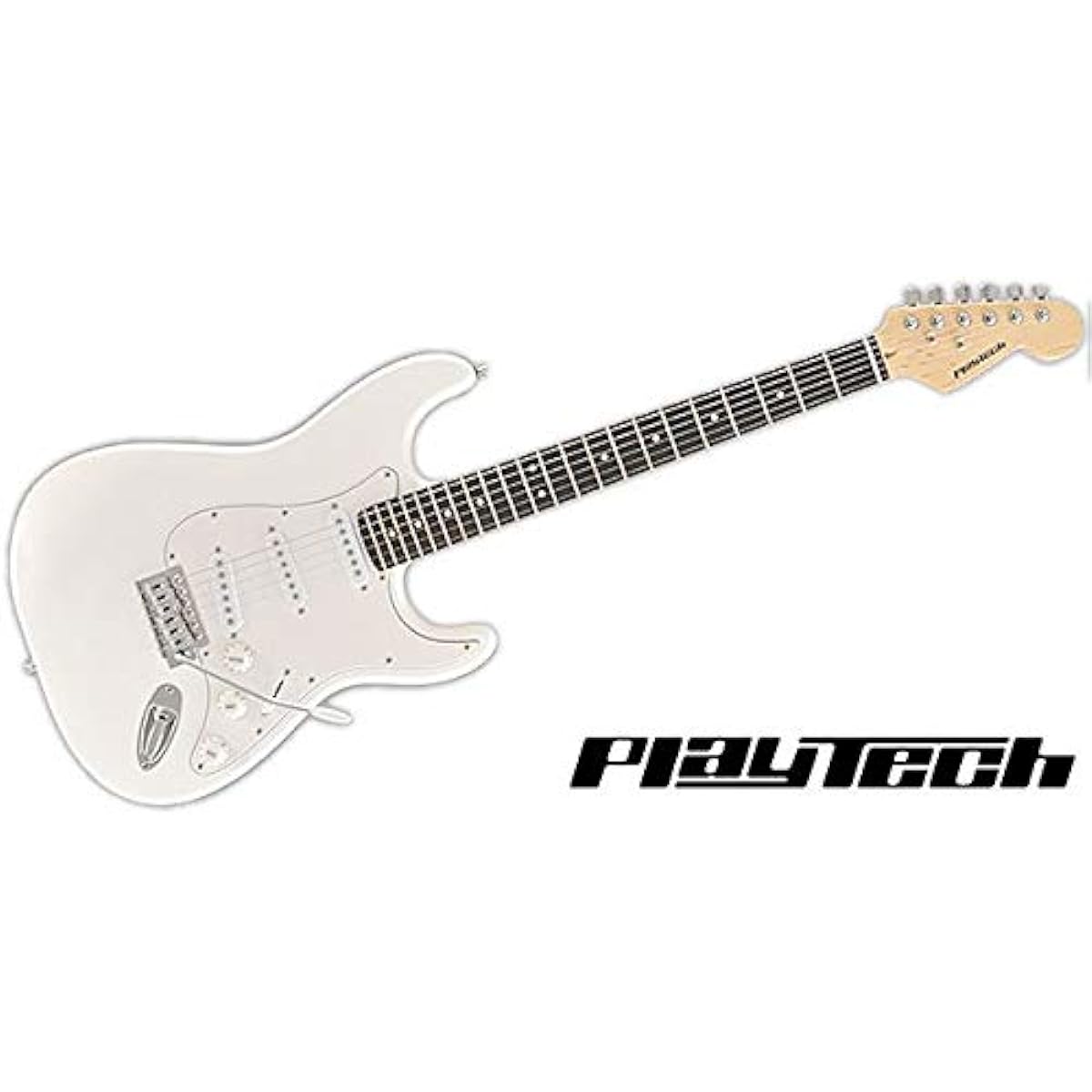 PLAYTECH Electric Guitar ST250 Rose White
