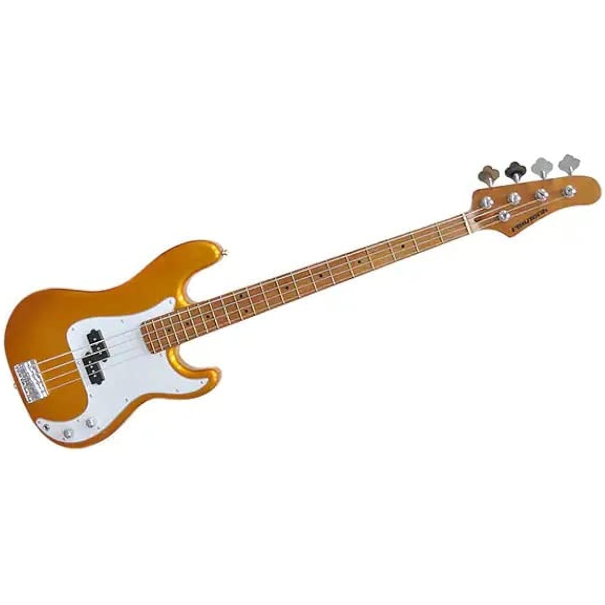 PLAYTECH Electric Bass Precision Bass Type Gold [Carbonized Maple Neck]