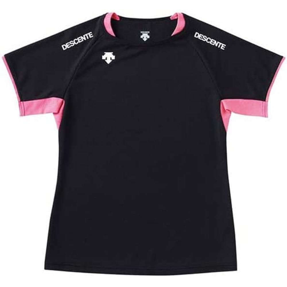 DESCENTE T-shirt Volleyball Practice Practice Sweat Absorbent Quick Drying Club Activities Team Secondary Women's