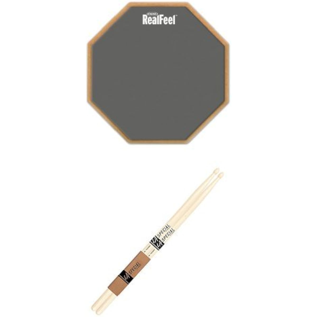 EVANS 7" Apprentice Beginner Practice Pad ARF7GM + Dedicated Stand ARFSTD Set