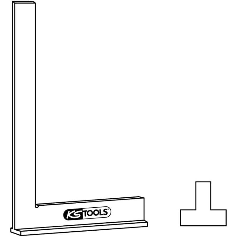 KS TOOLS Stock 600mm Square Square with stock 600mm 300.0277