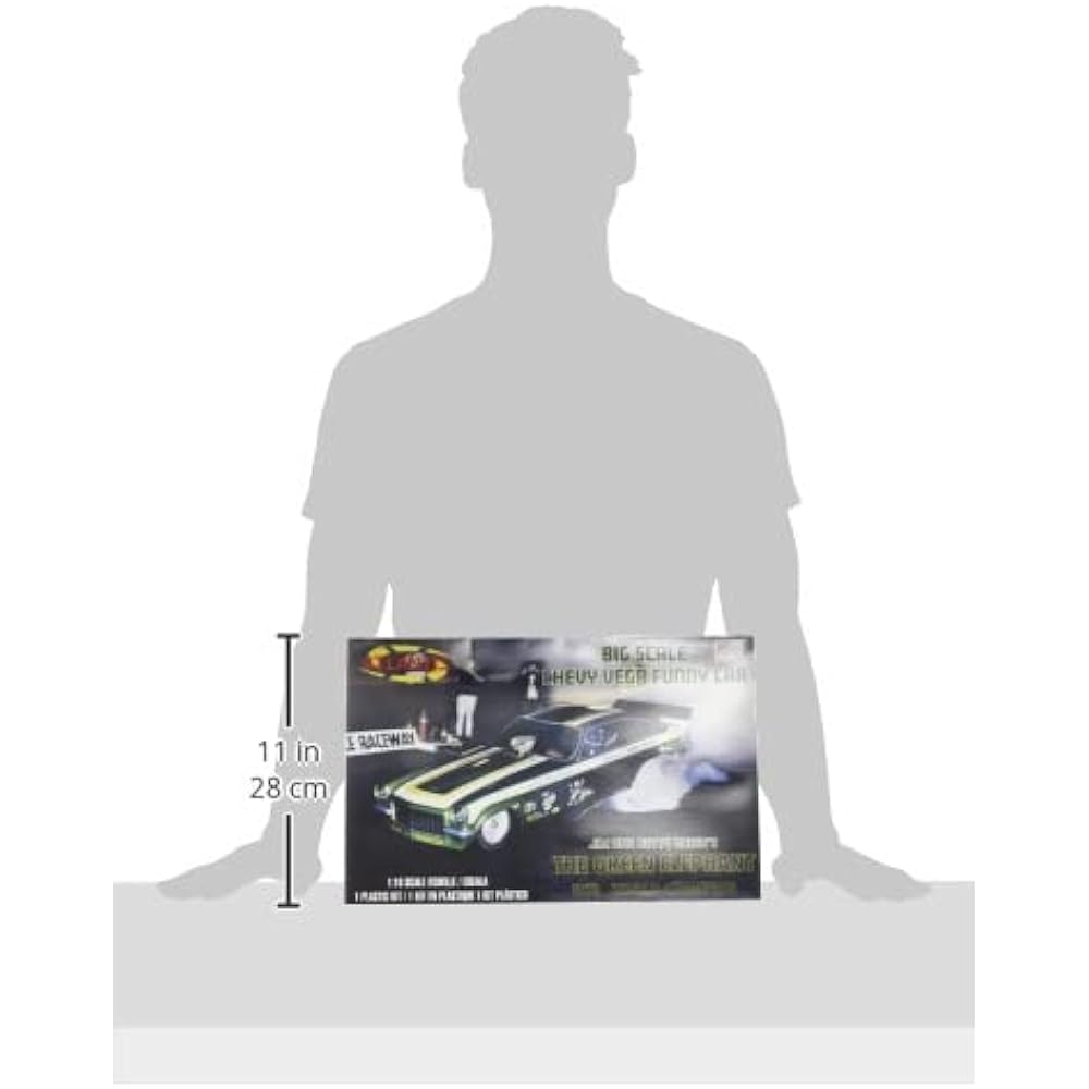 Atlantis Model 1/16 Green Elephant Vega Funny Car Plastic Model ATLAMCH1494