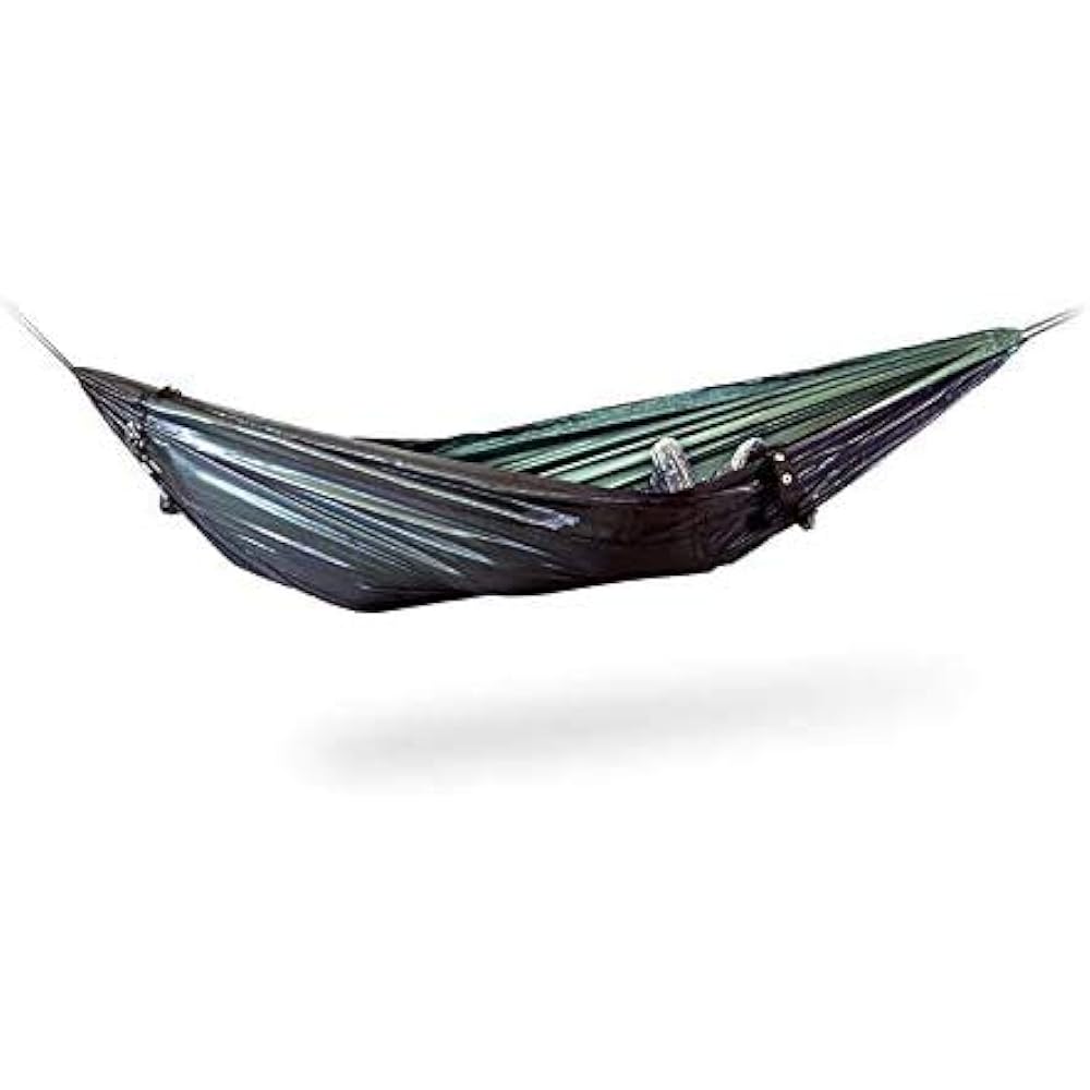 DD Frontline Hammock Frontline Hammock 3 Piece Set DD Frontline Hammock & Hammock Sleeve Hammock Sleeve & Beer Holder + 2 Mini Karabiners (Olive green) [Parallel Import]