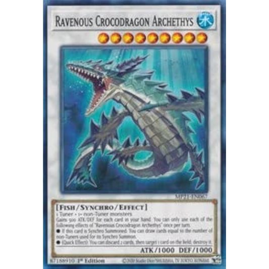 Ravenous Crocodragon Archethys - MP21-EN067 - Common - First Edition