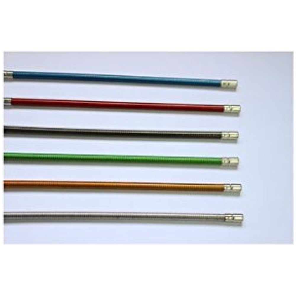 NISSEN CABLE CO.,LTD (Nissen Cable Kabushiki Gaisha) Stainless Steel Outer Flat Wire Type for Shift 2m Winding Clear Blue