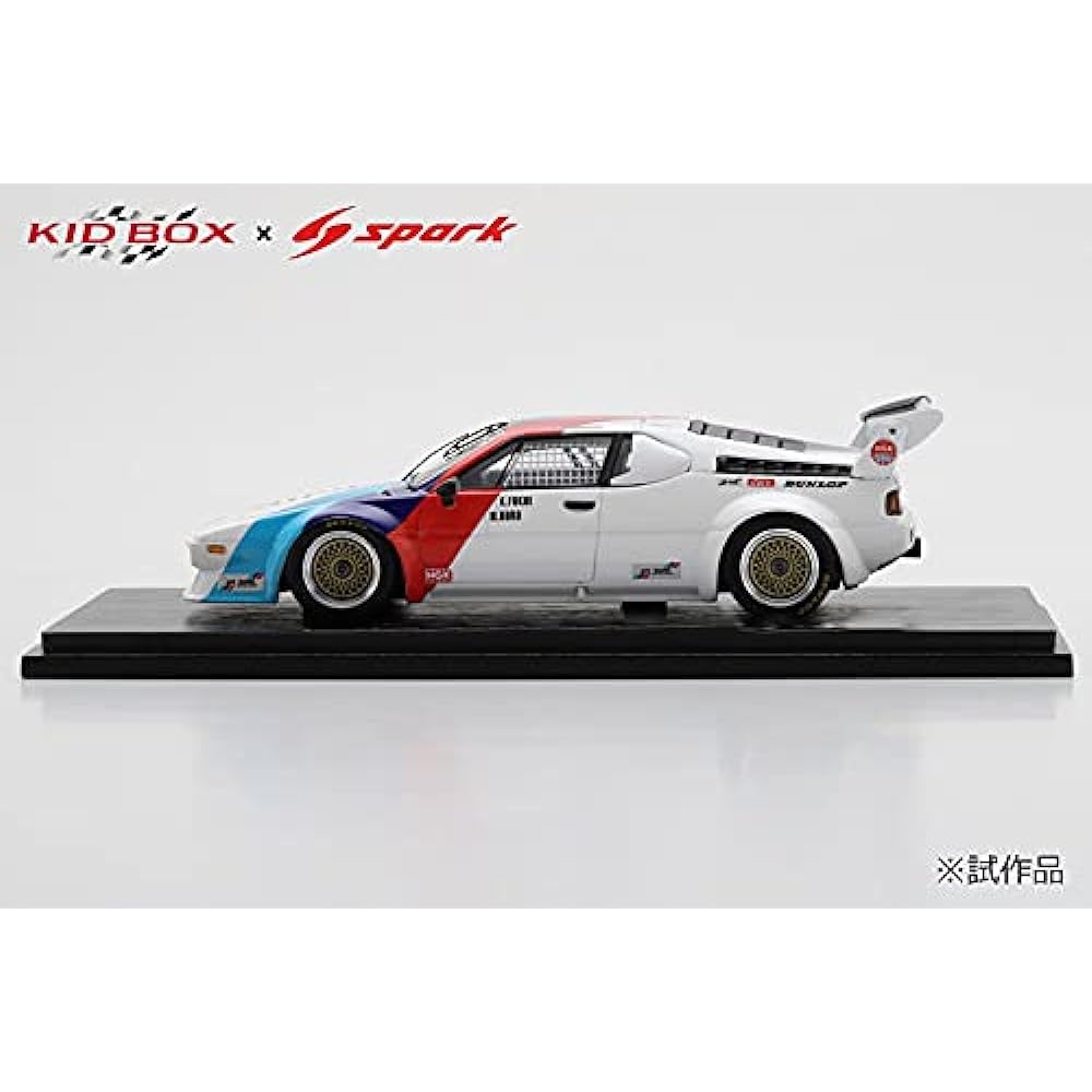 KID BOX × Spark 1/43 BMW M1 Procar FUJI TEST 1980 Completed Product SKB43037