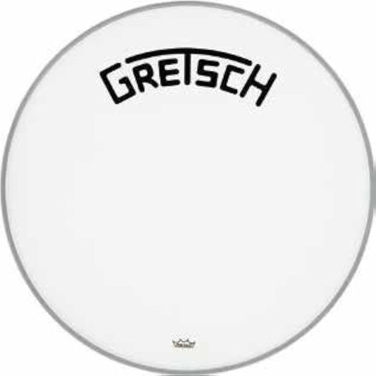 Gretsch Drums (Gretsch) GRDHCW22B/22" Single Ply Coated Bass with Broadkaster Logo Broadkaster Logo Bass Drum Head (22 inches)